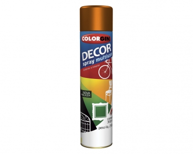 Tinta Spray Colorgin Decor Marrom Barroco (Nr23-Onu 195 c/6 pcs